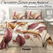 Carica l'immagine nel visualizzatore di Gallery, Copriletto Estivo Forest GRAN FOULARD