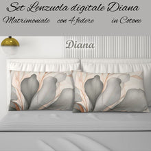 Carica l'immagine nel visualizzatore di Gallery, Completo Letto Digitale DIANA con 4 Federe