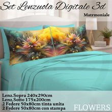 Carica l'immagine nel visualizzatore di Gallery, Completo Letto Digitale 3D Matrimoniale