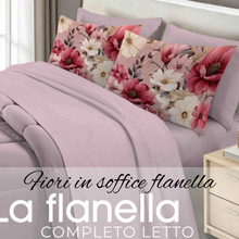 Carica l'immagine nel visualizzatore di Gallery, Completo letto Matrimoniale in soffice FLANELLA e 4 Federe