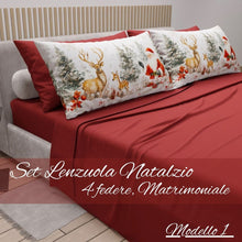 Carica l'immagine nel visualizzatore di Gallery, Misto Completo Letto Natalizio Digitale 3D ( 4 Federe )