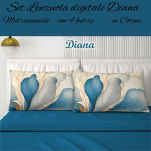 Carica l'immagine nel visualizzatore di Gallery, Completo Letto Digitale DIANA con 4 Federe