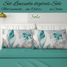 Carica l'immagine nel visualizzatore di Gallery, Completo Letto Digitale SOLE con 4 Federe