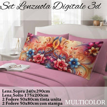 Carica l'immagine nel visualizzatore di Gallery, Completo Letto Digitale 3D Matrimoniale