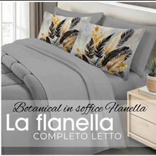 Carica l'immagine nel visualizzatore di Gallery, Completo letto Matrimoniale in soffice FLANELLA e 4 Federe