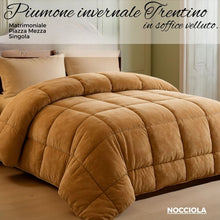 Carica l'immagine nel visualizzatore di Gallery, Piumone Trentino in velluto(Matrimoniale/PiazzaMezza/Singola)