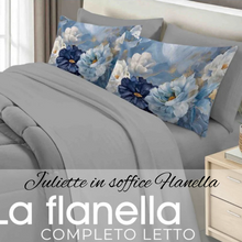 Carica l'immagine nel visualizzatore di Gallery, Completo letto Matrimoniale in soffice FLANELLA e 4 Federe