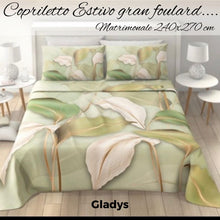 Carica l'immagine nel visualizzatore di Gallery, Copriletto Estivo Gladys GRAN FOULARD