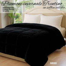 Carica l'immagine nel visualizzatore di Gallery, Piumone Trentino in velluto(Matrimoniale/PiazzaMezza/Singola)
