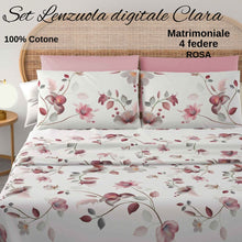 Carica l'immagine nel visualizzatore di Gallery, Completo Letto Digitale Clara con 4 Federe