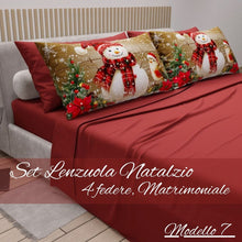 Carica l'immagine nel visualizzatore di Gallery, Misto Completo Letto Natalizio Digitale 3D ( 4 Federe )