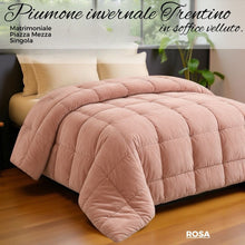 Carica l'immagine nel visualizzatore di Gallery, Piumone Trentino in velluto(Matrimoniale/PiazzaMezza/Singola)