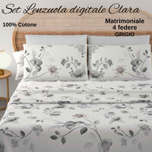 Carica l'immagine nel visualizzatore di Gallery, Completo Letto Digitale Clara con 4 Federe