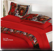 Carica l'immagine nel visualizzatore di Gallery, Completo Letto Natalizio Con Balza Digitale