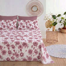 Carica l'immagine nel visualizzatore di Gallery, Completo Letto Rose Filoro con 4 Federe