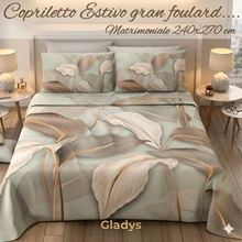 Carica l'immagine nel visualizzatore di Gallery, Copriletto Estivo Gladys GRAN FOULARD