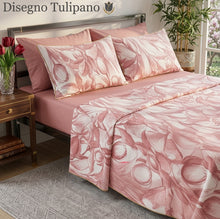 Carica l'immagine nel visualizzatore di Gallery, Completo Letto Tulipano con 4 Federe