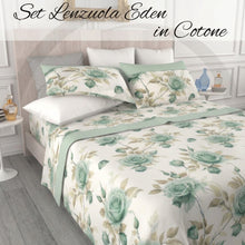 Carica l'immagine nel visualizzatore di Gallery, Completo Letto Eden in percalle (Matrimoniale/Piazza Mezza/Singola)