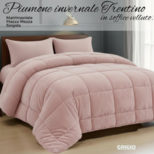 Carica l'immagine nel visualizzatore di Gallery, Piumone Trentino in velluto(Matrimoniale/PiazzaMezza/Singola)