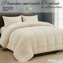 Carica l'immagine nel visualizzatore di Gallery, Piumone Trentino in velluto(Matrimoniale/PiazzaMezza/Singola)
