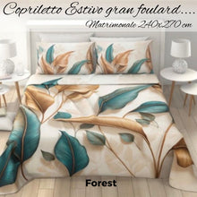 Carica l'immagine nel visualizzatore di Gallery, Copriletto Estivo Forest GRAN FOULARD
