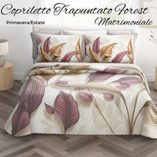 Carica l'immagine nel visualizzatore di Gallery, Copriletto Trapuntato Forest (Matrimoniale)
