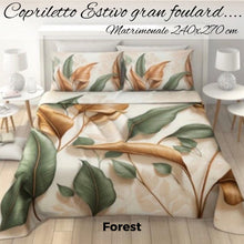 Carica l'immagine nel visualizzatore di Gallery, Copriletto Estivo Forest GRAN FOULARD

