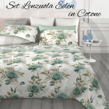 Carica l'immagine nel visualizzatore di Gallery, Completo Letto Eden in percalle (Matrimoniale/Piazza Mezza/Singola)
