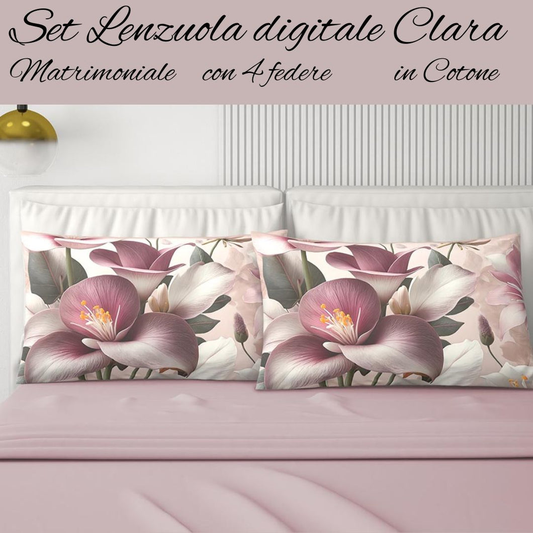 Raccolta Completo Letto Digitale 4 Federe