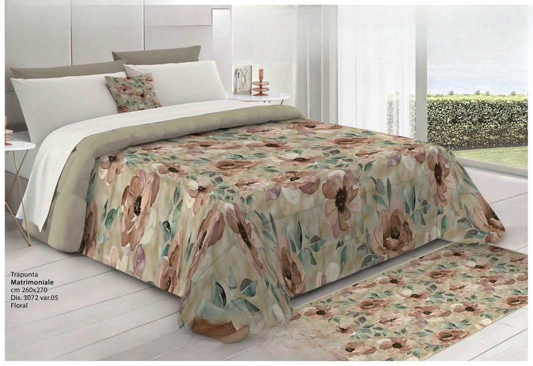 Trapunta Invernale Floral