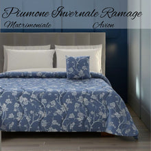 Carica l&#39;immagine nel visualizzatore di Gallery, Piumone Invernale Ramage con cuscino arredo
