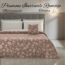 Carica l&#39;immagine nel visualizzatore di Gallery, Piumone Invernale Ramage con cuscino arredo
