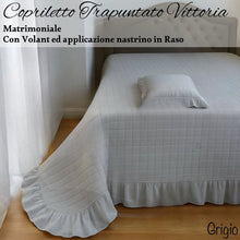 Carica l&#39;immagine nel visualizzatore di Gallery, Copriletto Trapuntato Vittoria
