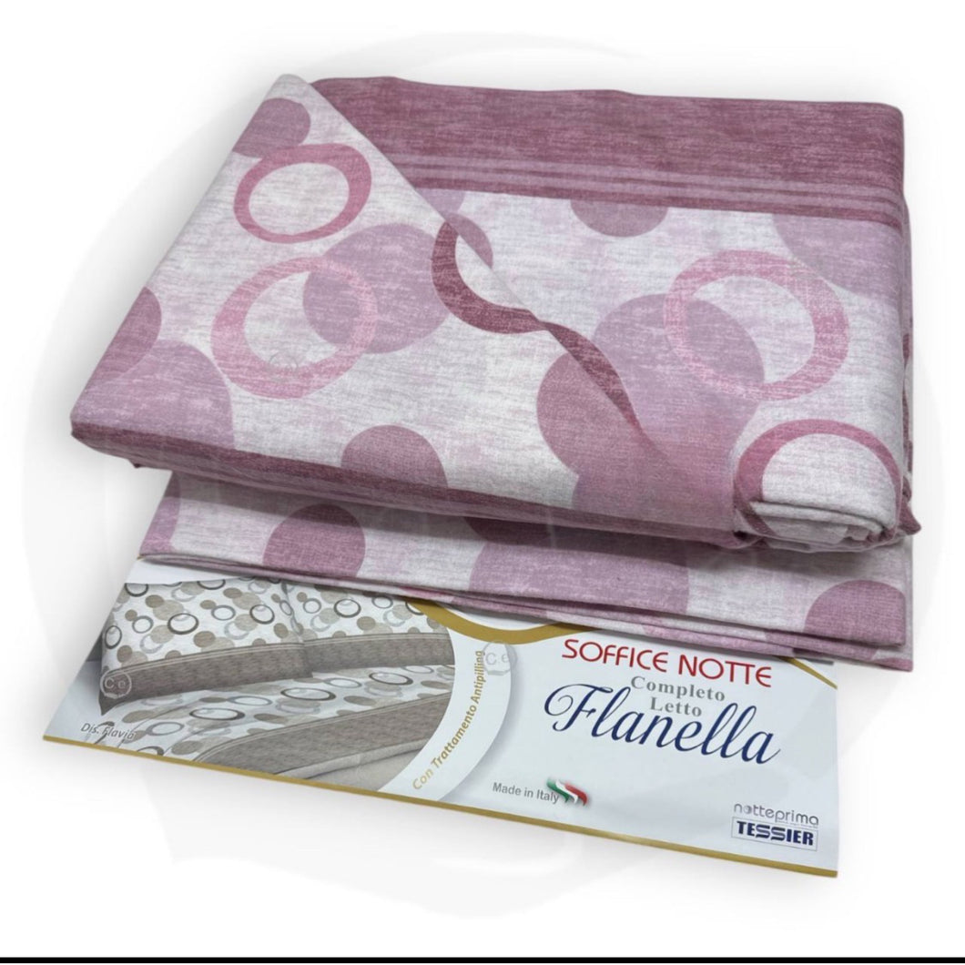 Completo Letto Flavia in calda flanella