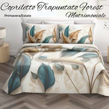 Carica l'immagine nel visualizzatore di Gallery, Copriletto Trapuntato Forest (Matrimoniale)
