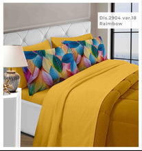 Carica l&#39;immagine nel visualizzatore di Gallery, Completo Letto Raimbow 4 Federe
