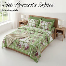 Carica l'immagine nel visualizzatore di Gallery, Completo Letto Roses  (Matrimoniale)
