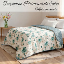 Carica l'immagine nel visualizzatore di Gallery, Trapuntino Primaverile Eden ( Matrimoniale)
