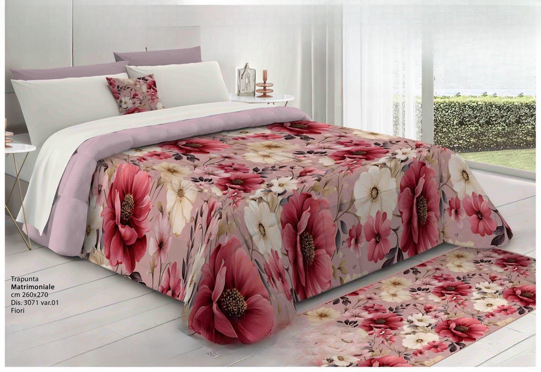 Trapunta Invernale Fiori