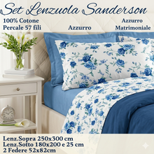 Carica l'immagine nel visualizzatore di Gallery, Completo Letto Sanderson in Percalle
