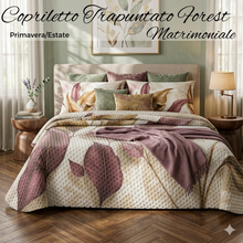 Carica l'immagine nel visualizzatore di Gallery, Copriletto Trapuntato Forest (Matrimoniale)
