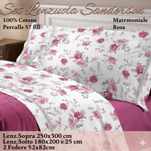 Carica l'immagine nel visualizzatore di Gallery, Completo Letto Sanderson in Percalle

