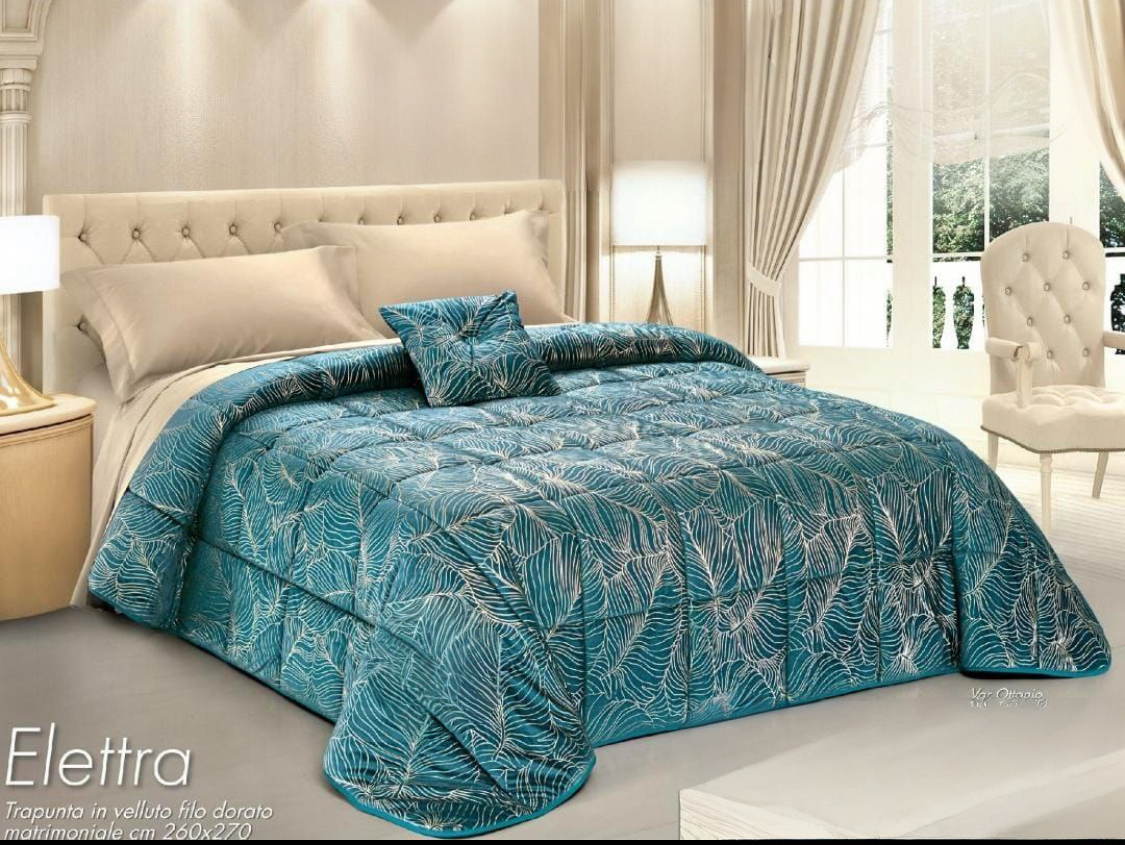 Trapunta Invernale Elettra in Velluto