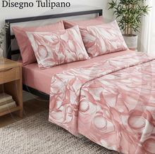 Carica l'immagine nel visualizzatore di Gallery, Completo Letto Tulipano con 4 Federe

