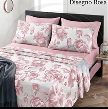 Carica l'immagine nel visualizzatore di Gallery, Completo Letto Rosa con 4 Federe

