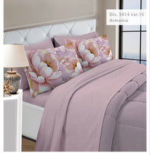 Carica l'immagine nel visualizzatore di Gallery, Completo Letto Armonia 4 Federe
