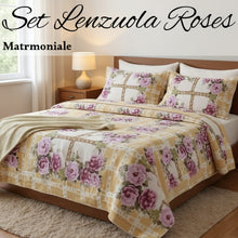 Carica l'immagine nel visualizzatore di Gallery, Completo Letto Roses  (Matrimoniale)
