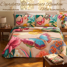 Carica l'immagine nel visualizzatore di Gallery, Copriletto Trapuntato Rainbow (Matrimoniale)
