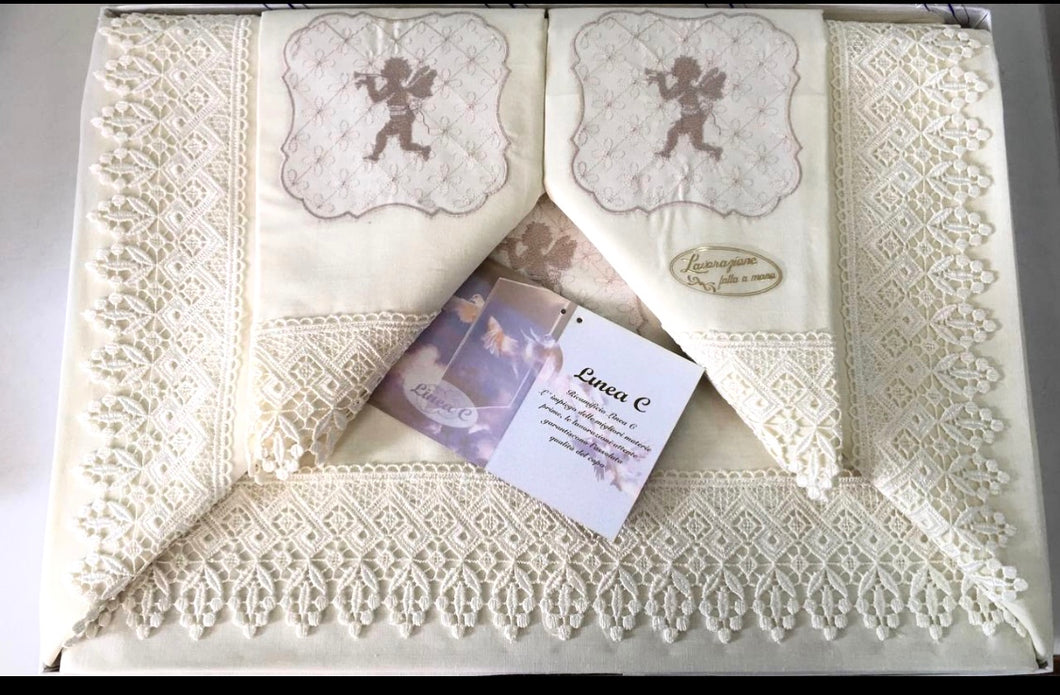 Completo Letto Artigianale Cupido